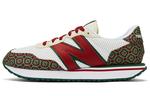 Кроссовки New Balance NB 237 Lifestyle Unisex, белый/коричневый/красный - фото