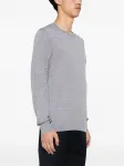 Шерстяной джемпер тонкой вязки Theory, серый - фото 3