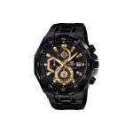CASIO Часы Men EDIFICE Black Watch EFR-539BK-1A, Black Gold Watch Dial - фото