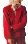 Вельветовый пиджак Augusta в цвете Red Ruby ALIX OF BOHEMIA - фото 2