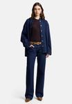 Блуза 7 for all mankind PLEATED , Dark Blue/Dark-Blue Denim - фото 2