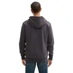 Толстовка Tom Tailor Printed full zip, серый - фото 2