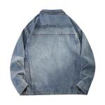 Джинсовая куртка унисекс LIVINGTOWN, Темно-серый - фото 4