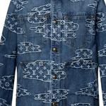 LOUIS VUITTON Джинсовая куртка, Blue - фото 4