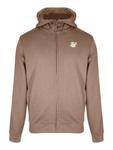 Худи SikSilk Zip-Up Hoodie, коричневый - фото