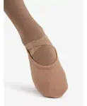 Балетки Hanami из хлопка для девочек Capezio, коричневый/бежевый - фото 2