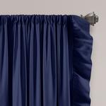 Набор каскадных оконных штор Lush Decor Reyna, цвет Light Blue - фото 2