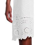 Платье Mod-o-doc Lace Tank Shift Dress, белый - фото 4