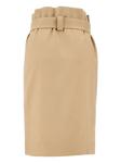 Юбка-карандаш с поясом MSGM, нейтральный - фото 2