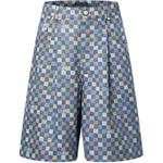 Шорты Damier Wide Chambray LOUIS VUITTON, синий - фото 3