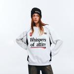 Свитшот унисекс RASS, белый с серым меланжем - фото 11