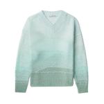 Джемпер Acne Studios V Neck Knit Jumper, цвет Mint/Multicolor - фото