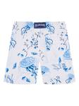 Vilebrequin Kids плавки-шорты Medusa and Shells, белый - фото 2