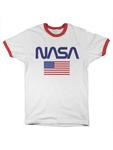 Футболка белого цвета Nasa - фото