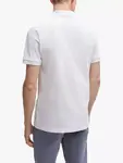 Поло HUGO BOSS BOSS Stretch Piqué, белый - фото 2