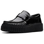 Лоферы женские черные Clarks - фото 3