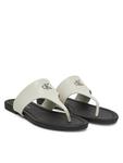 Сланцы Flat Sandal Toepost Mg YW0YW01691 Calvin Klein Jeans, белый - фото 2
