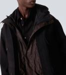 Капюшонная бомбер-куртка Lemaire, Espresso - фото 6