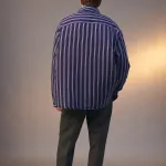 Мужская рубашка в полоску ZARA, Stripes - фото 5