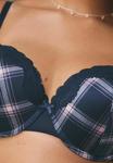 Бюстгальтер Next PADDED, Navy Pink Check/Blue - фото 4
