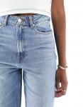 Синие джинсы прямого кроя ASOS Tall Easy - фото 4