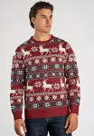 Рождественский свитер Lindbergh, Dk Red - фото