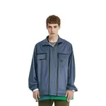 Куртка Adidas Loose Casual Splicing Windproof Stand Collar, синий - фото 5