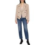 Anine Bing Двубортный пиджак Greer, Oatmeal - фото 2