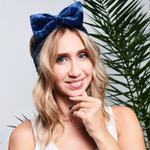 Yeye, Гладкая косметическая лента для волос, Синий - фото 3