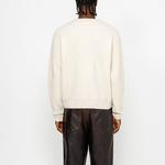 Вязаная вафельная футболка из кашемира Stussy, молочно-белый - фото 9