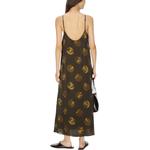 Платье с принтом UMA WANG, коричневый - фото 5