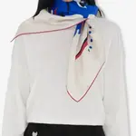 Burberry Шёлковый шарф с лошадьми, White - фото 10