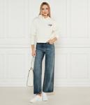 Свитер с иконой Cropped fit Karl Lagerfeld, бежевый - фото 2