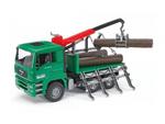 Bruder, MAN с краном и бревнами, 02769 - фото 2