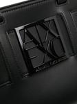 Armani Exchange сумка-тоут с логотипом, черный - фото 4