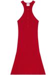 Courrèges платье мини Scuba, красный - фото