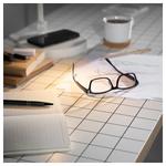 Рабочий стол IKEA LAGKAPTEN/ALEX, 140x60 см, белый/антрацит/черный - фото 3