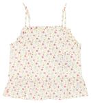 Рубашка из смесового хлопка с цветочным принтом Polo Ralph Lauren, белый - фото