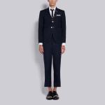 Однобортный блейзер THOM BROWNE, темно-синий - фото 5
