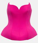 Бюстье из смесовой шерсти Giuseppe di Morabito, фуксия - фото