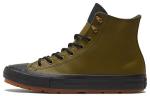Кроссовки Converse Chuck Taylor All Star Winter Leather High 'Dark Moss' - фото