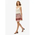 Юбка Superdry Patchwork short skirt, белый - фото 3