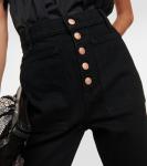 Расклешенные джинсы lou с высокой посадкой Ulla Johnson, черный - фото 4