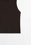 Топ SLEEVELESS Massimo Dutti, охра - фото 10
