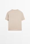 Джемпер Massimo Dutti SHORT-SLEEVE, Sand - фото 8