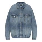 Куртка bleached-effect button-up denim jacket 'blue' Balenciaga, синий - фото