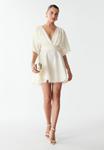 Платье BWLDR SISSY MINI, Ivory/White - фото