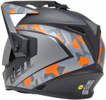Шлем Bell mx-9 adventure mips enduro, Gray/Orange - фото 6