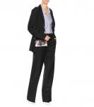 Брюки из мохера и шерсти Prada, черный - фото 2