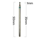 Алмазный резак для кутикулы-D018, Molly Lac - фото